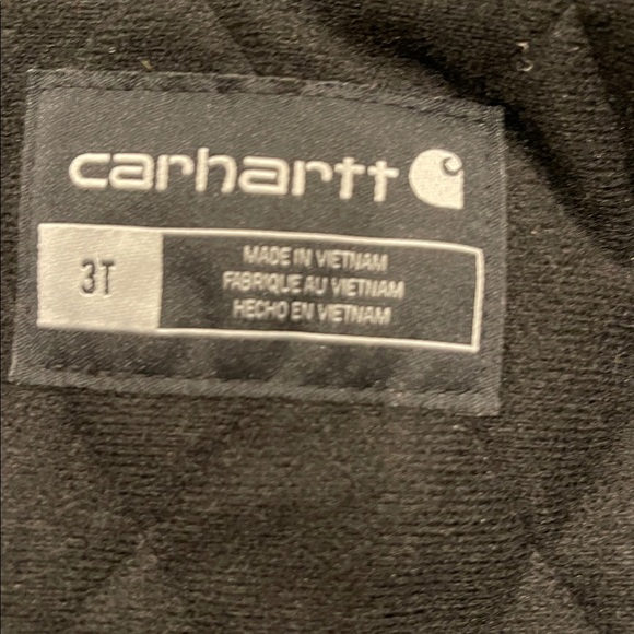Carhartt Boys’ Hooded Insulated Active Jacket Size 3T - Picture 9 of 12